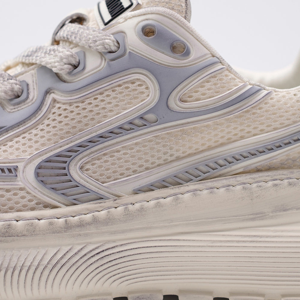 ディストーション ディファイアント メンズ 厚底 スニーカー DISTORTION DEFIANT WHITE DIS25F0008-WH 5cm盛れる厚底スニーカー メンズ。軽量で幅広設計のチャンキーソールが歩きやすい。トールシューズ・シークレットスニーカーで身長UP&スタイルアップを叶える人気の上げ底靴。