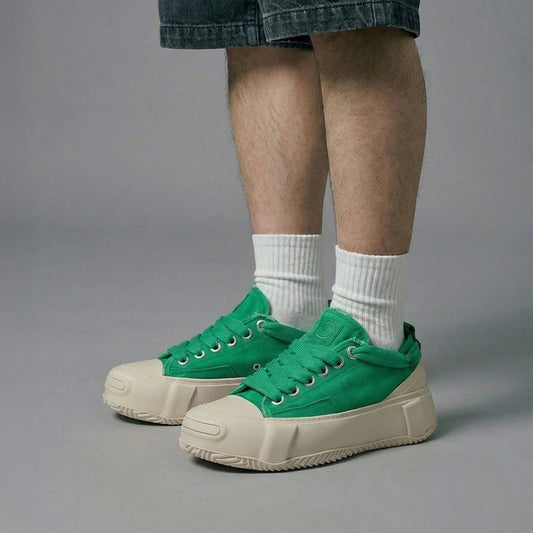 BLOCK LOW GREEN/WHITE