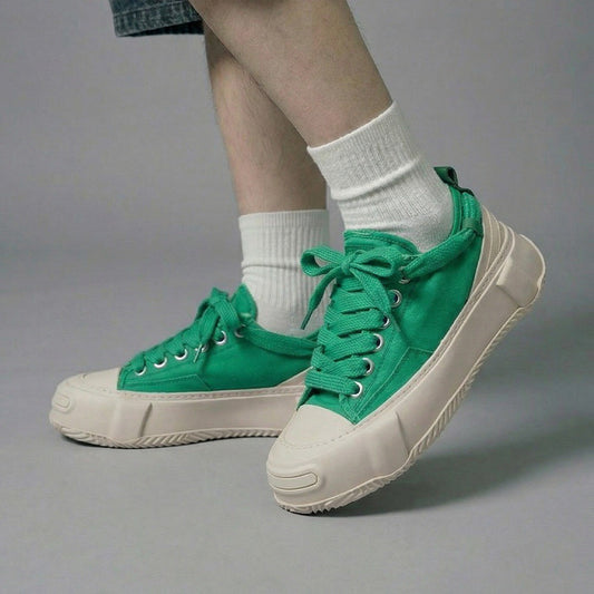 BLOCK LOW GREEN/WHITE