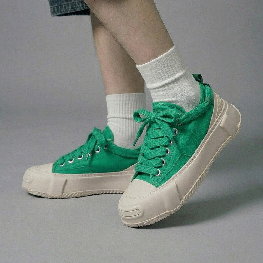 BLOCK LOW GREEN/WHITE