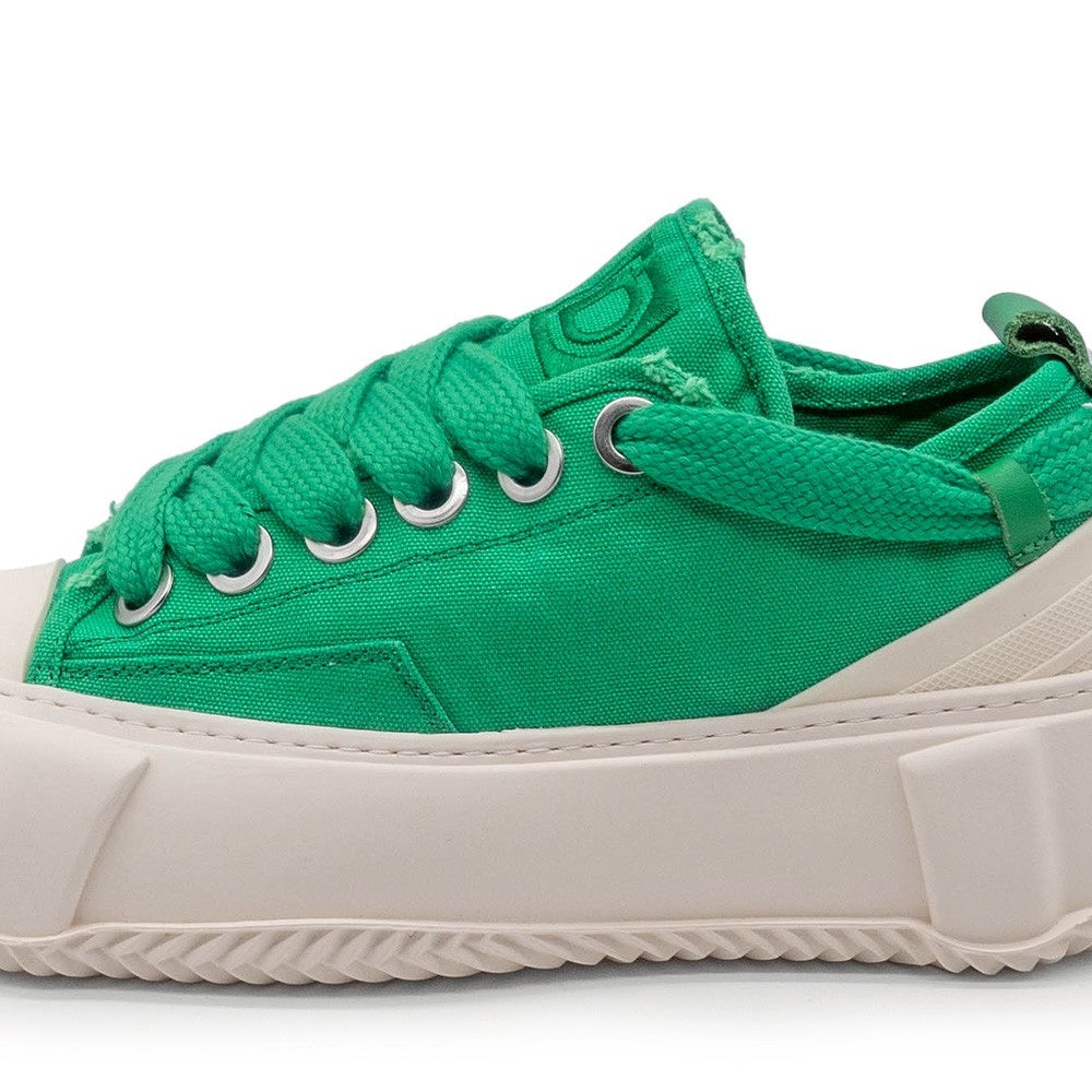 BLOCK LOW GREEN/WHITE