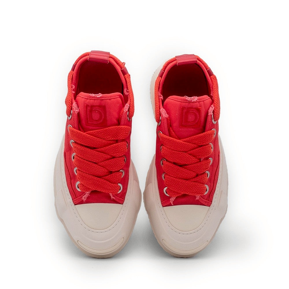 BLOCK LOW RED/WHITE