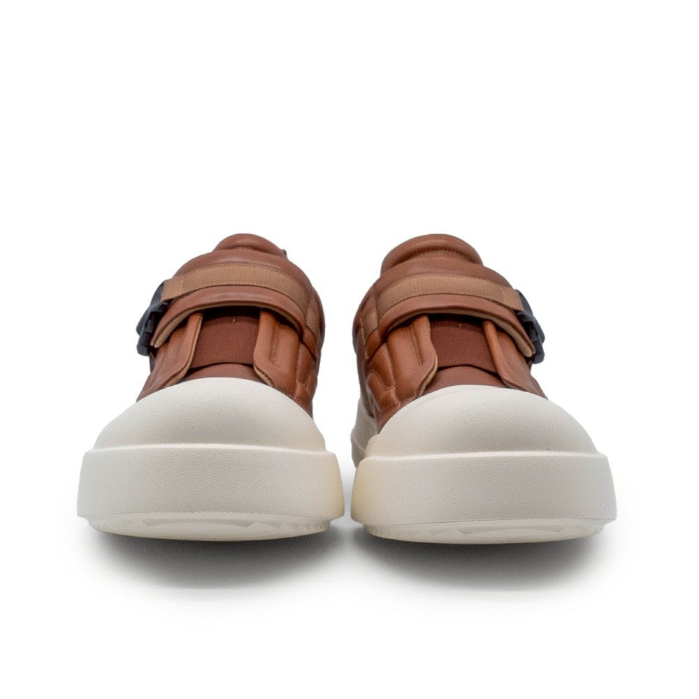 FATTOE BUCKLE BROWN/WHITE